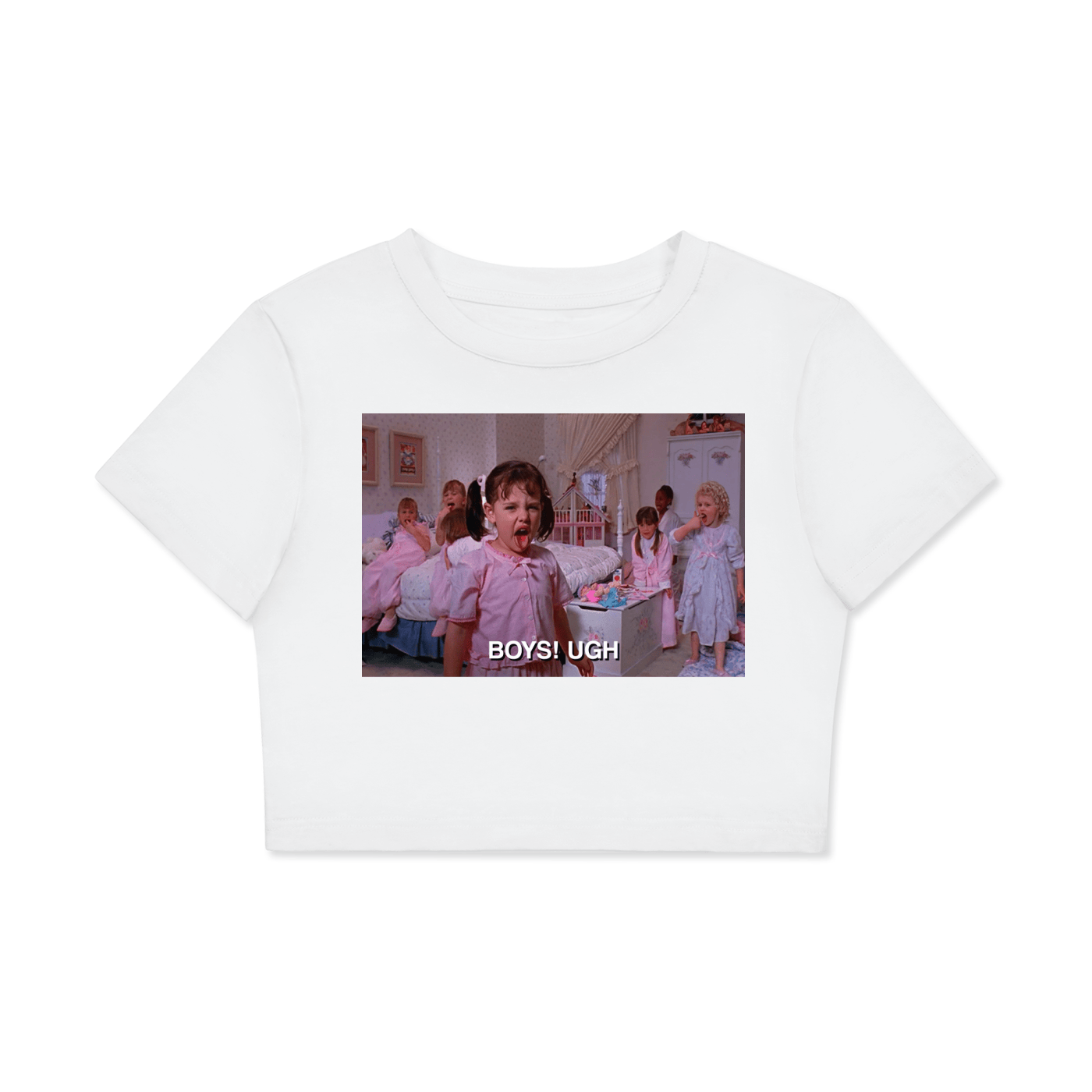 Crop Tee ICE / XS BOYS! UGH Crop Tee ~ GAYSBIE PREMIUM MATERIALS