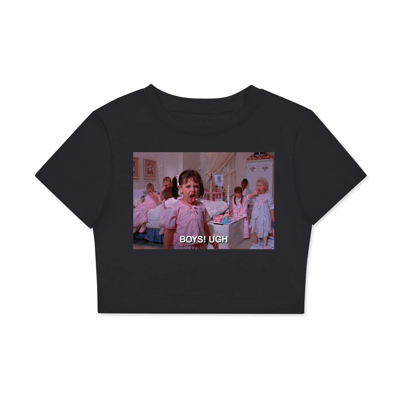 Crop Tee MIDNIGHT / XS BOYS! UGH Crop Tee ~ GAYSBIE PREMIUM MATERIALS