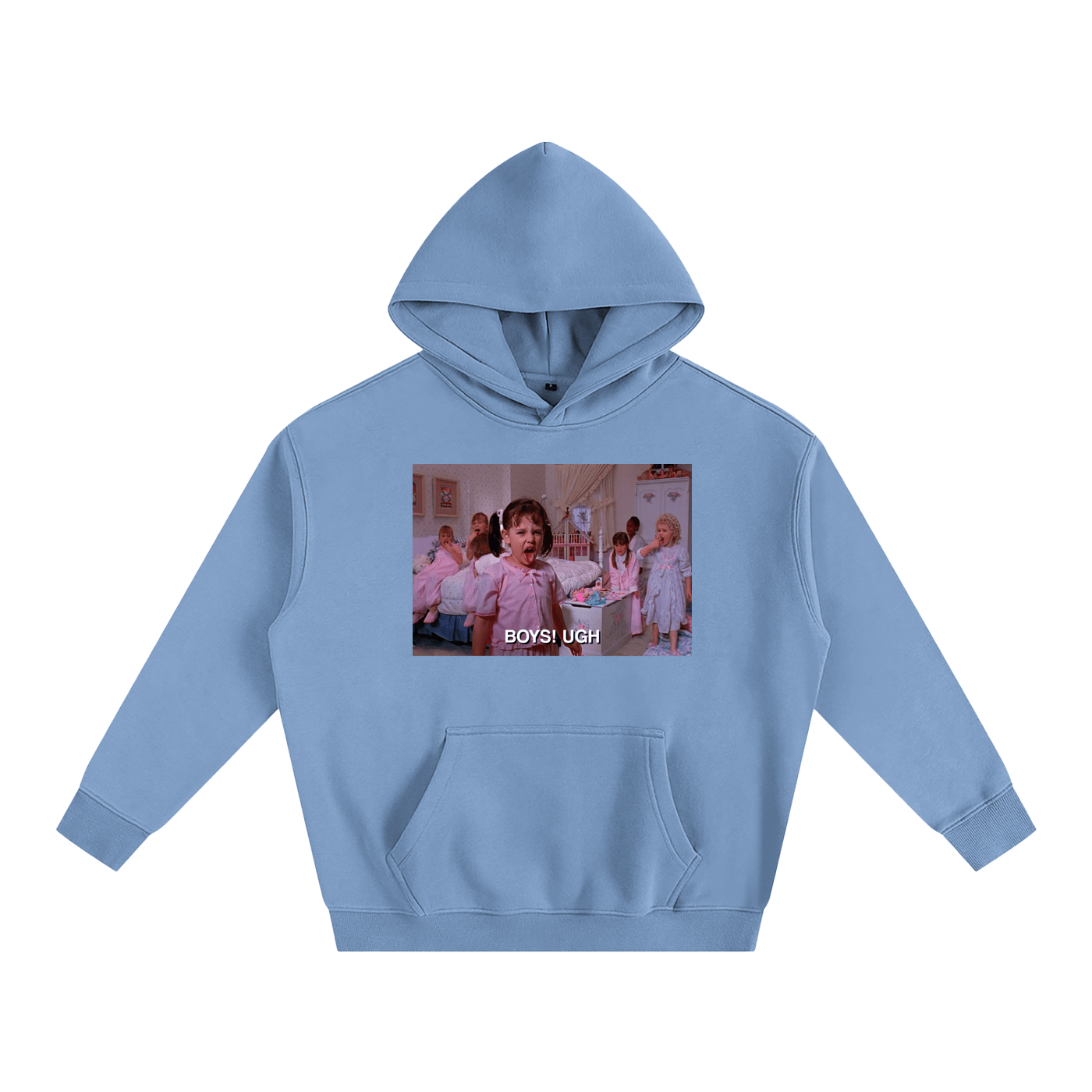 Premium Hood SKY / S BOYS! UGH Heavy Fleece Hoodie ~ GAYSBIE PREMIUM MATERIALS