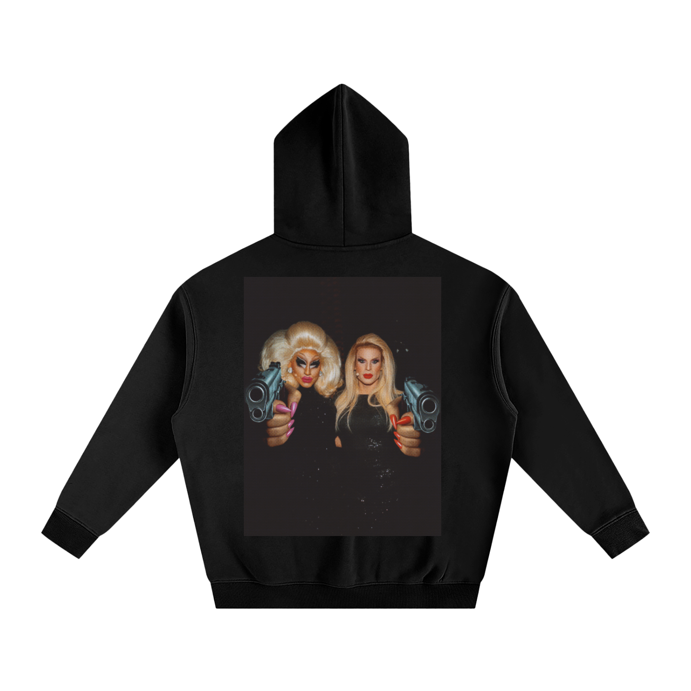Trixie Katya Gun Heavy Fleece Hoodie ~ GAYSBIE