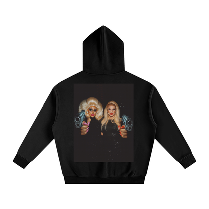Trixie Katya Gun Heavy Fleece Hoodie ~ GAYSBIE