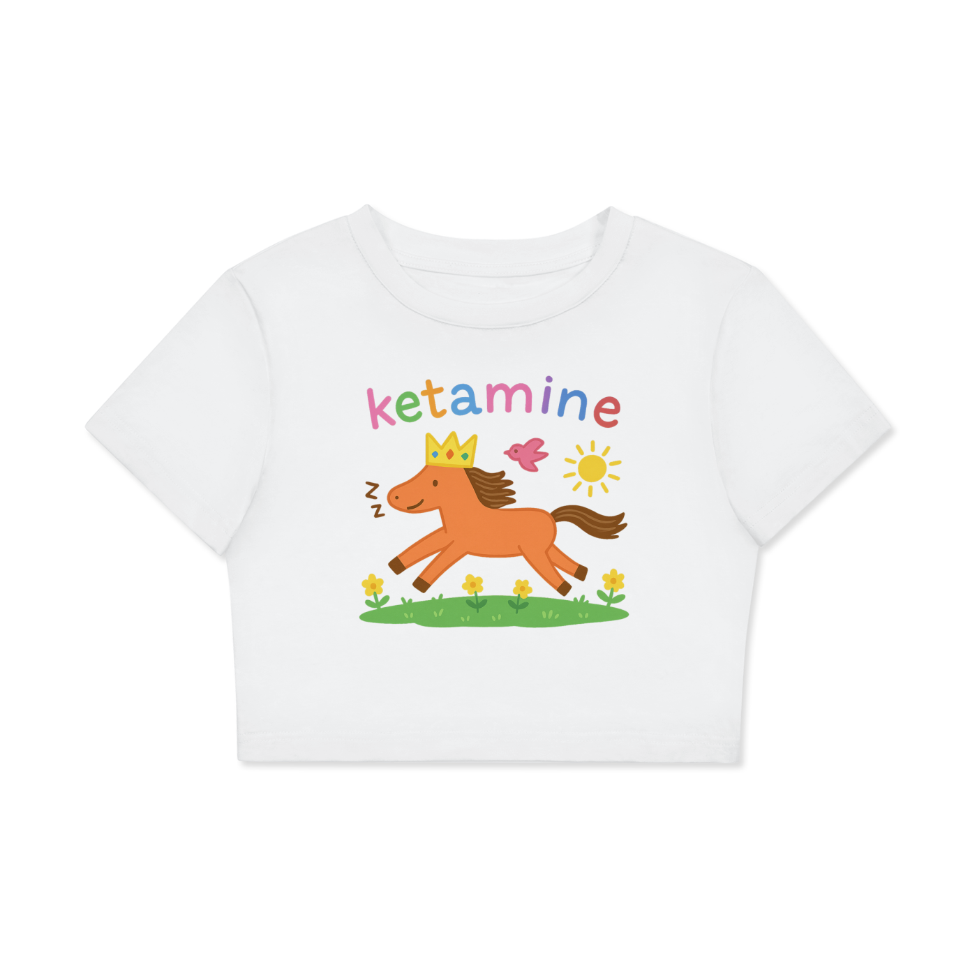 KETAMINE Fantasy Crop Tee ~ GAYSBIE