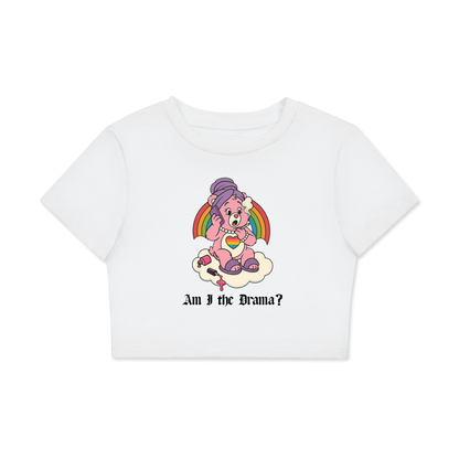 AM I THE DRAMA? BEAR Crop Tee ~ GAYSBIE
