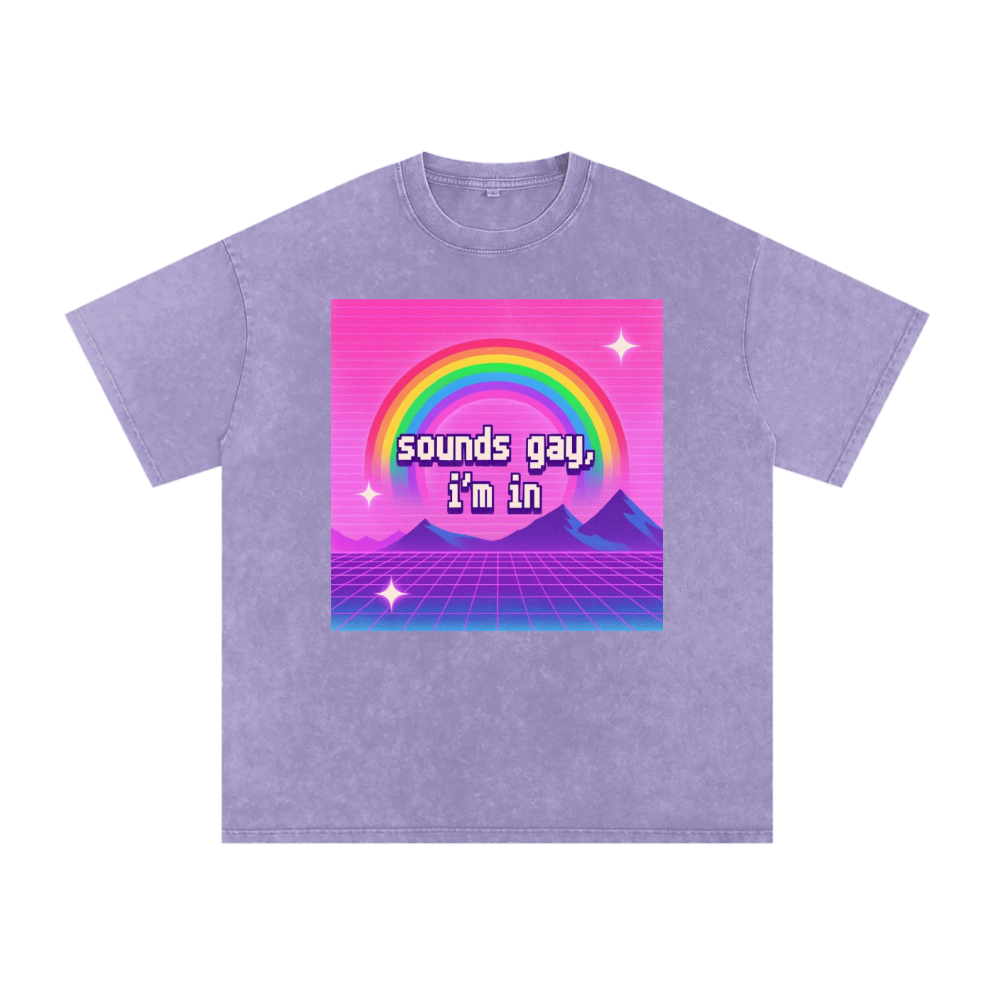 Sounds Gay Premium Oversized Tee ~ GAYSBIE