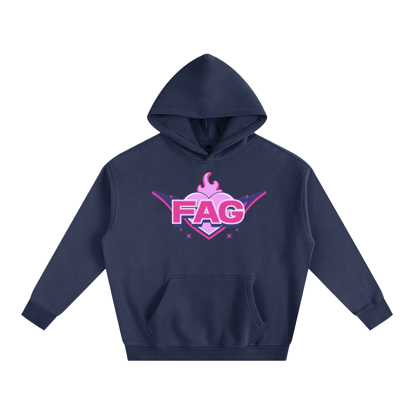 FAG Heavy Fleece Hoodie ~ GAYSBIE