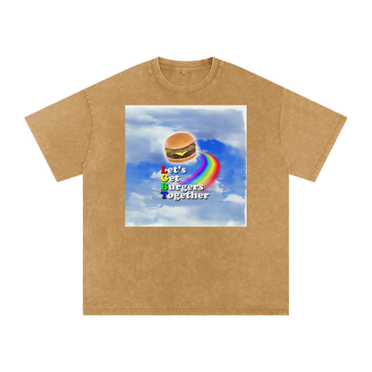 LGBT BURGER Premium Oversized Tee ~ GAYSBIE