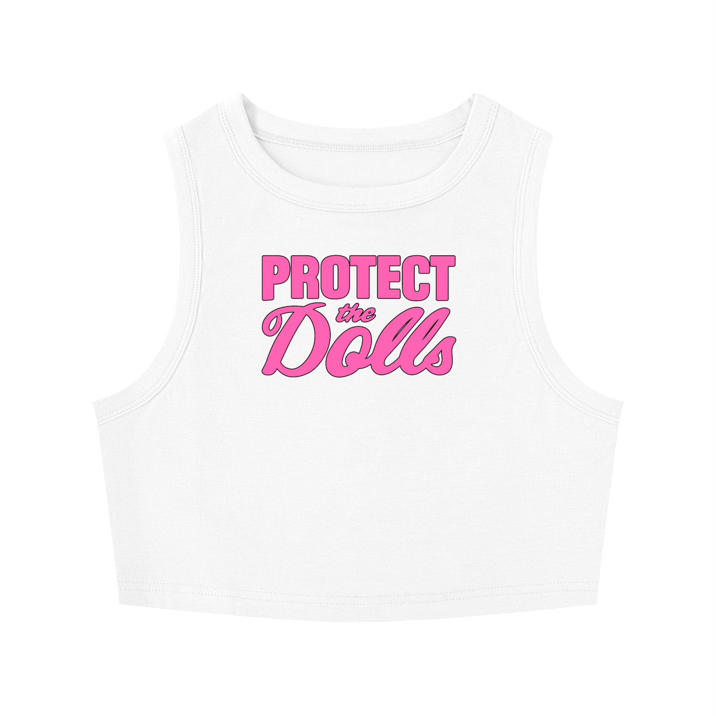 PROTECT THE DOLLS Crop Tank ~ GAYSBIE