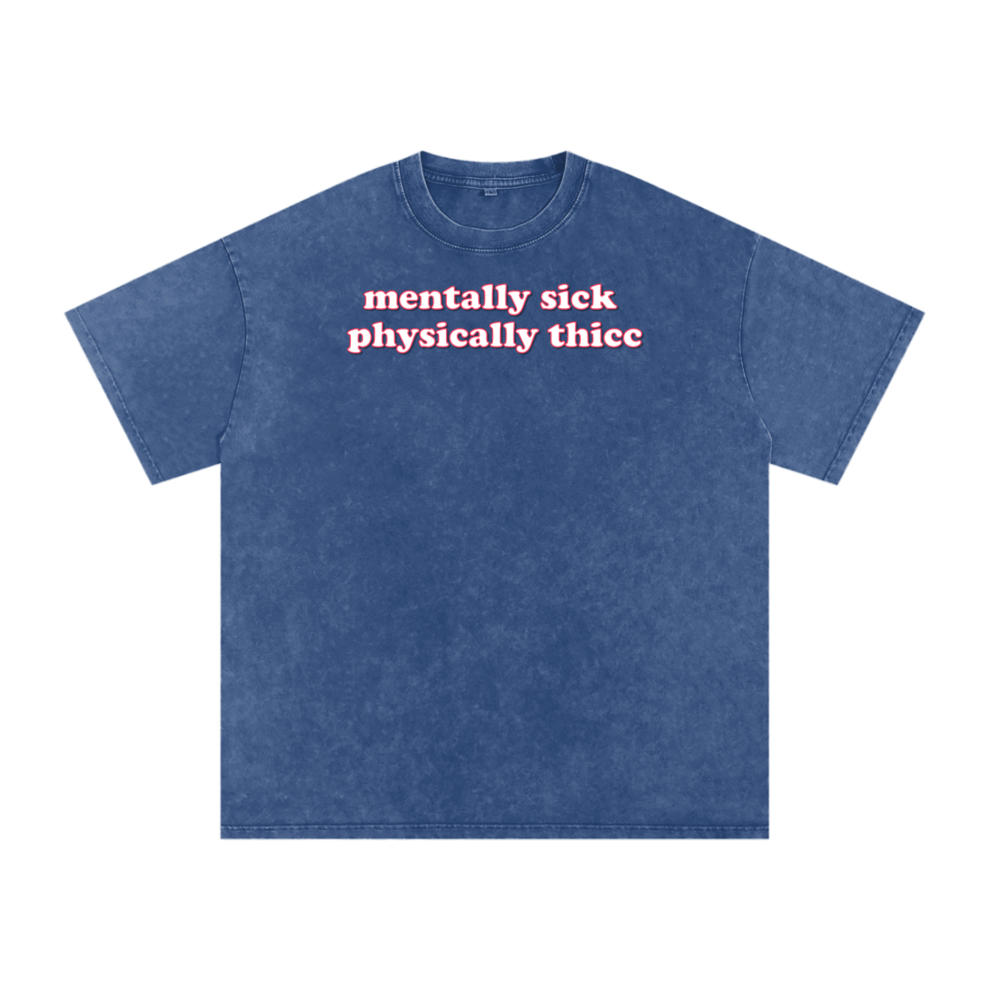 mentally sick physcially thicc Premium Oversized Tee ~ GAYSBIE
