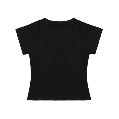 sapphic venom goth Short Sleeve Crop ~ GAYSBIE