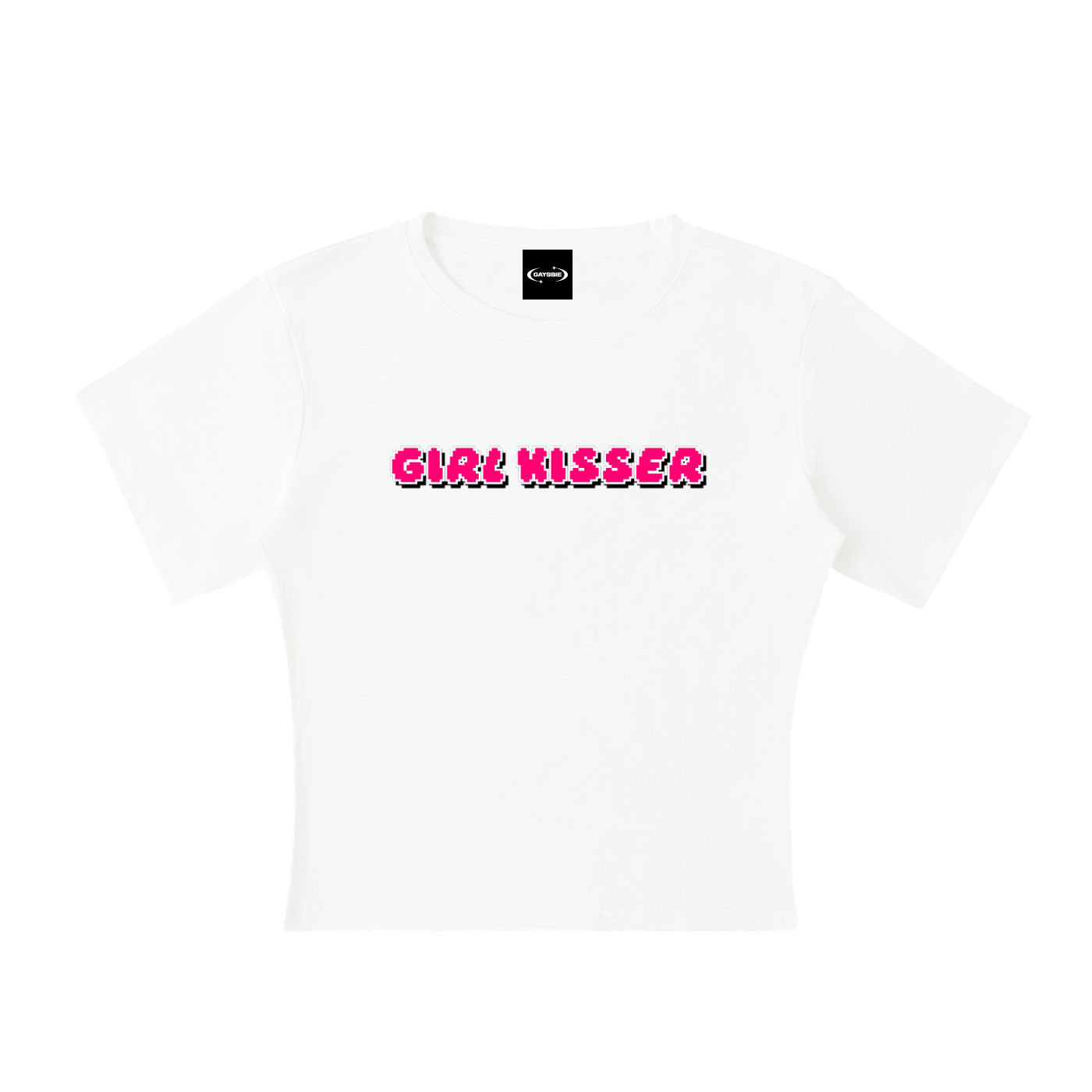 GIRL KISSER Baby Tee ~ GAYSBIE