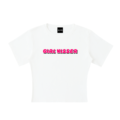 GIRL KISSER Baby Tee ~ GAYSBIE