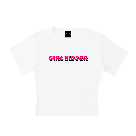 GIRL KISSER Baby Tee ~ GAYSBIE