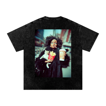 Oversize Tee MIDNIGHT / S chaos & chips Premium Oversized Tee ~ GAYSBIE PREMIUM MATERIALS
