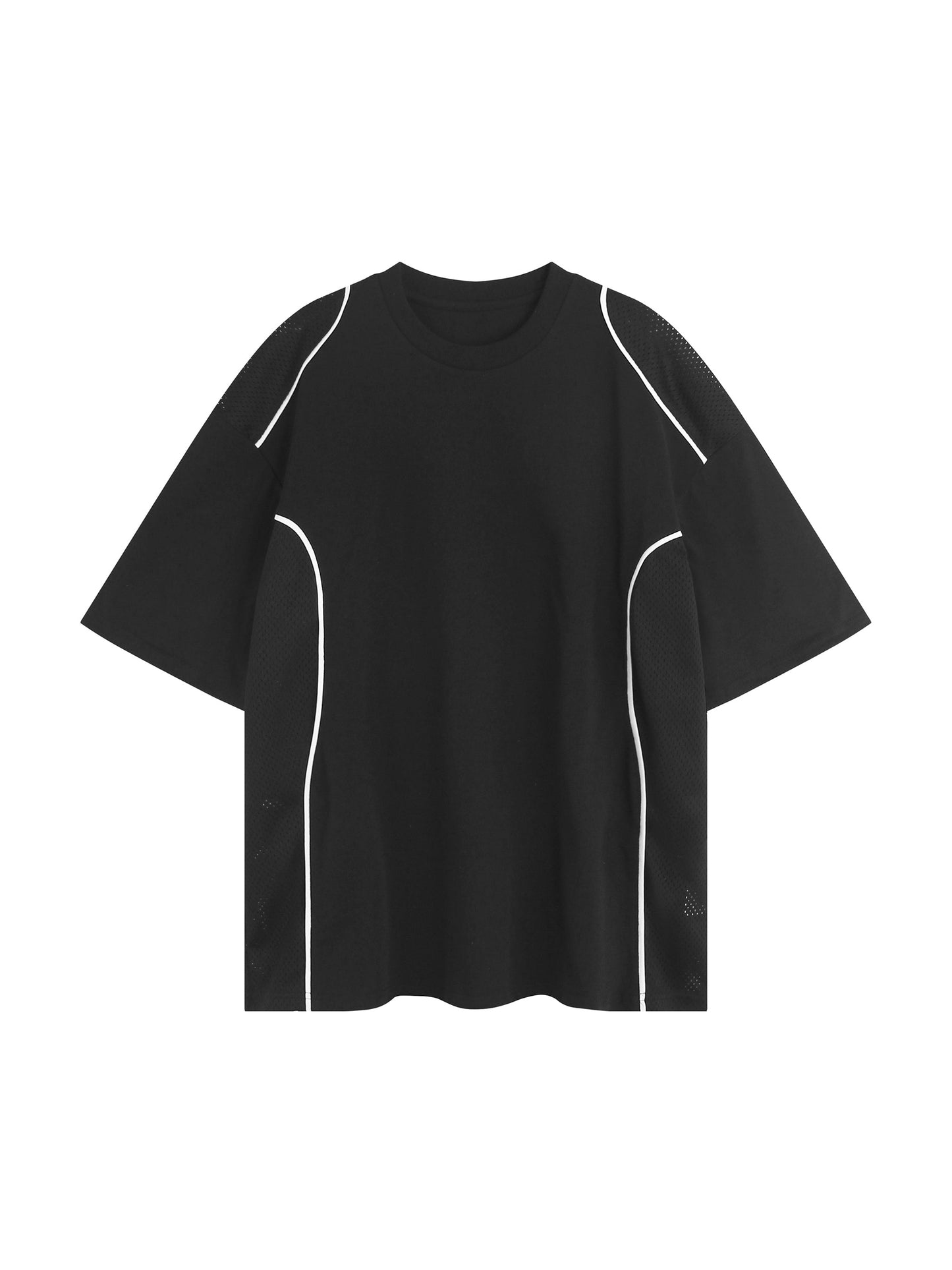 Contrast Piped Panel T-Shirt ODMPOD