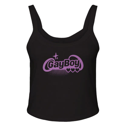 Clothing solid blk blend / XS Copy of Copy of Copy of Copy of Copy of I’M A GOOD BOY Baby Ribbed Tank ~ GAYSBIE GAYSBIE SHOP