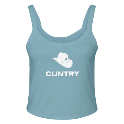 BABY BLUE / XS / ICE CUNTRY Baby Ribbed Tank ~ GAYSBIE GAYSBIE SHOP