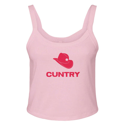 BABY PINK / XS / CANDY CUNTRY Baby Ribbed Tank ~ GAYSBIE GAYSBIE SHOP