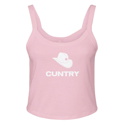 BABY PINK / XS / ICE CUNTRY Baby Ribbed Tank ~ GAYSBIE GAYSBIE SHOP