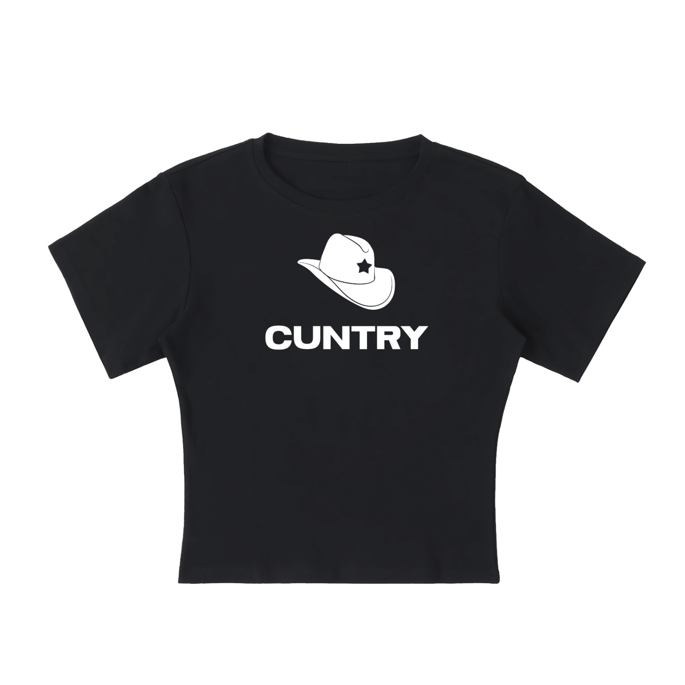 Baby Tee MIDNIGHT / S CUNTRY Baby Tee ~ GAYSBIE PREMIUM MATERIALS