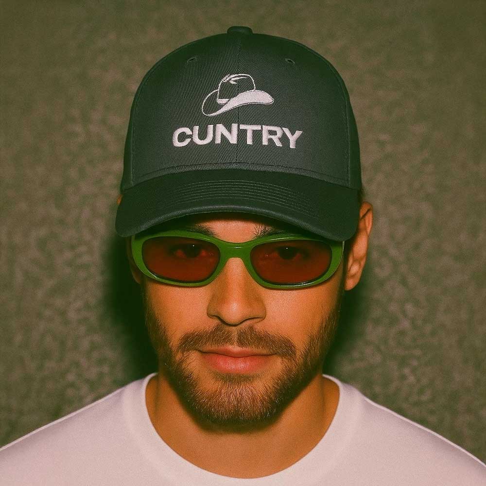 Baseball Cap CUNTRY  Embroidered Cap ~ GAYSBIE GAYSBIE SHOP