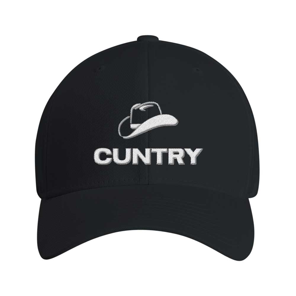 Baseball Cap MIDNIGHT / L-XL CUNTRY  Embroidered Cap ~ GAYSBIE GAYSBIE SHOP