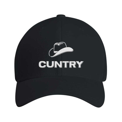 Baseball Cap MIDNIGHT / L-XL CUNTRY  Embroidered Cap ~ GAYSBIE GAYSBIE SHOP