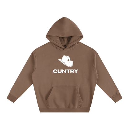Premium Hood MOCHA / S CUNTRY Heavy Fleece Hoodie ~ GAYSBIE PREMIUM MATERIALS
