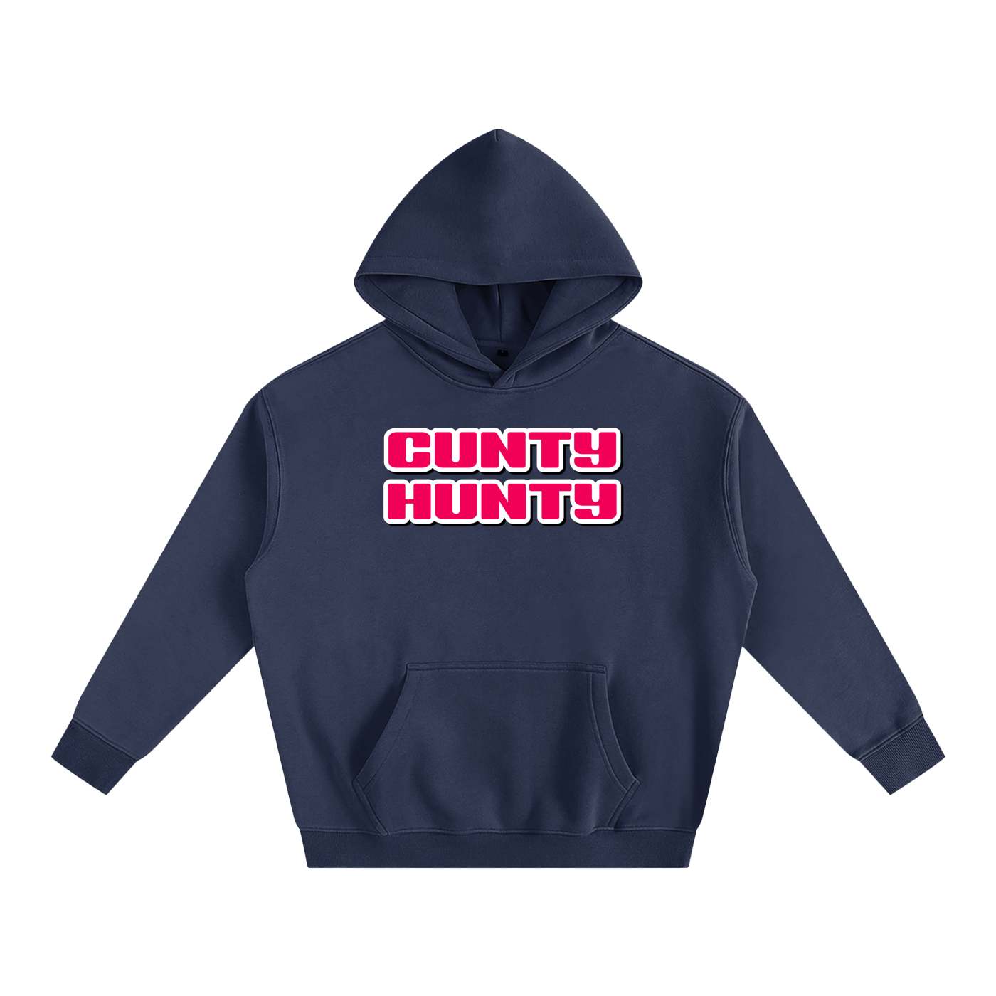 Premium Hood ECLIPSE / S CUNTY HUNTY Heavy Fleece Hoodie ~ GAYSBIE PREMIUM MATERIALS