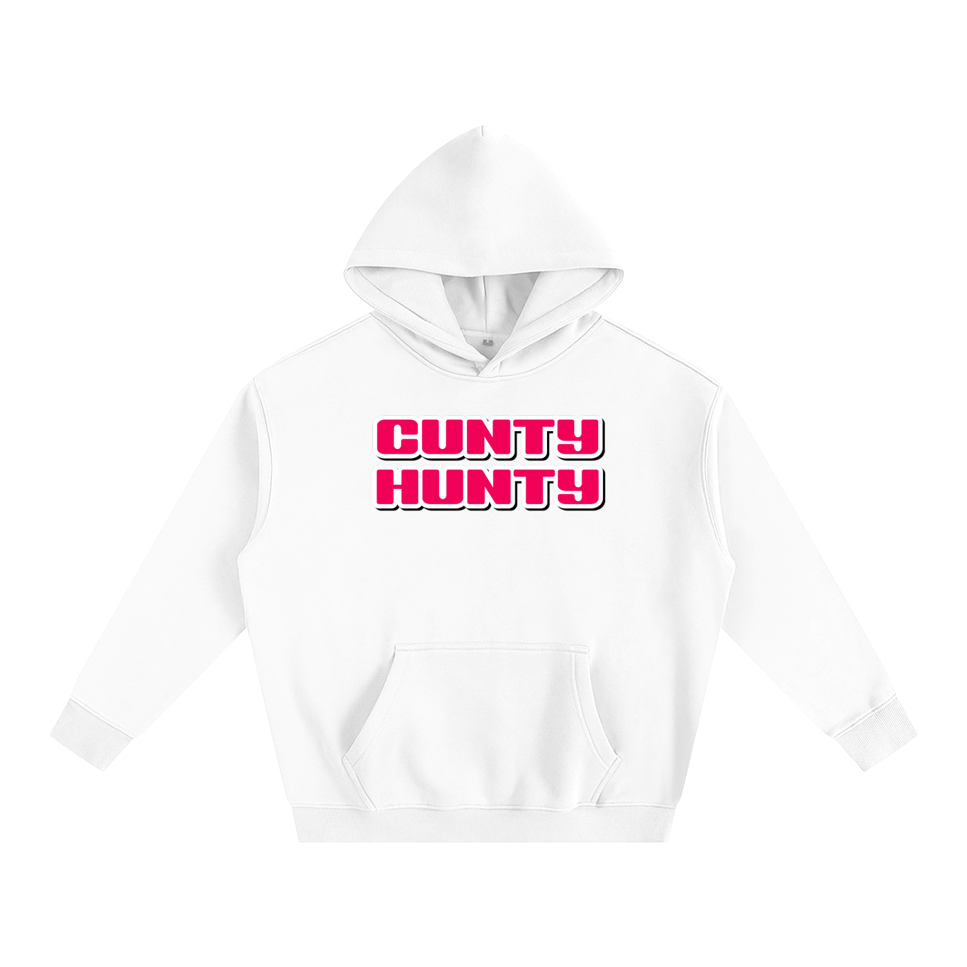 Premium Hood ICE / S CUNTY HUNTY Heavy Fleece Hoodie ~ GAYSBIE PREMIUM MATERIALS
