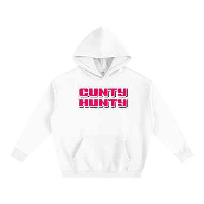 Premium Hood ICE / S CUNTY HUNTY Heavy Fleece Hoodie ~ GAYSBIE PREMIUM MATERIALS