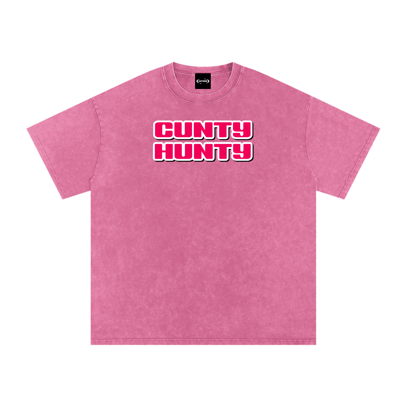 Oversize Tee BUBBLEGUM / S CUNTY HUNTY Premium Oversized Tee ~ GAYSBIE PREMIUM MATERIALS