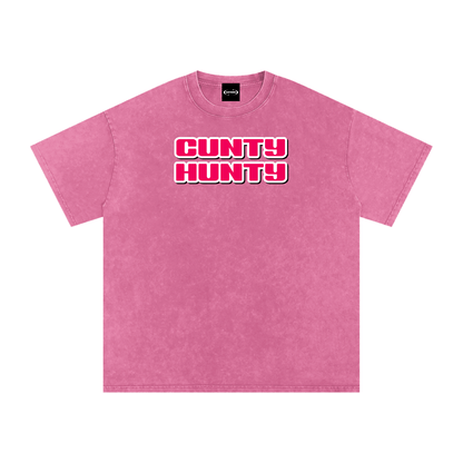 Oversize Tee BUBBLEGUM / S CUNTY HUNTY Premium Oversized Tee ~ GAYSBIE PREMIUM MATERIALS