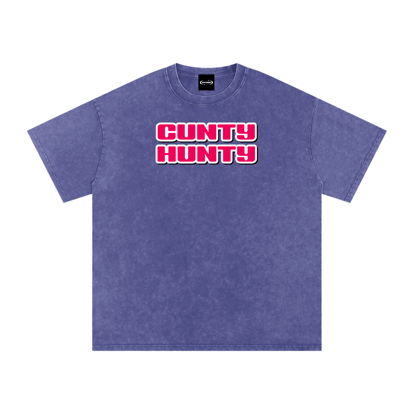Oversize Tee GRAPE / S CUNTY HUNTY Premium Oversized Tee ~ GAYSBIE PREMIUM MATERIALS