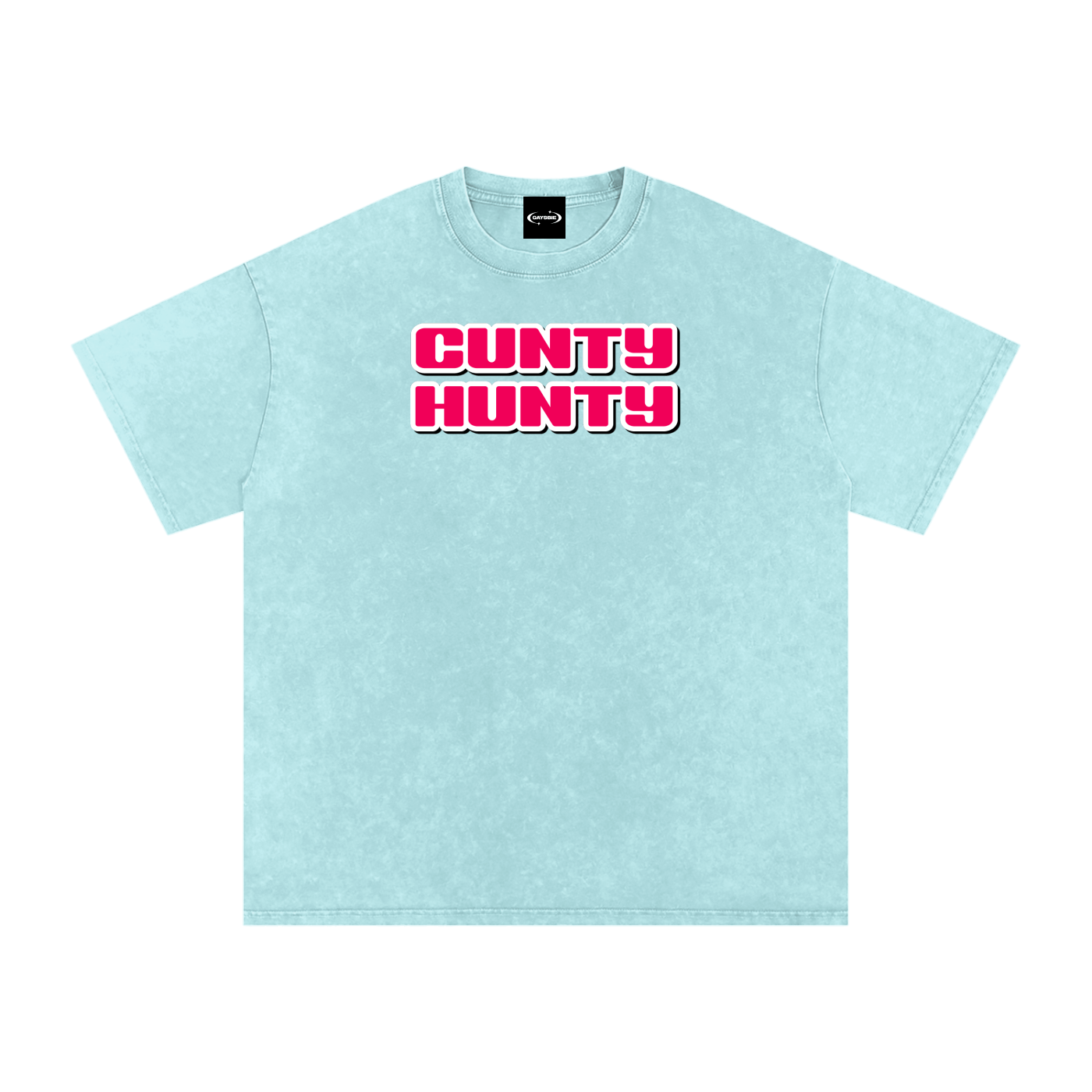 Oversize Tee ICE / S CUNTY HUNTY Premium Oversized Tee ~ GAYSBIE PREMIUM MATERIALS