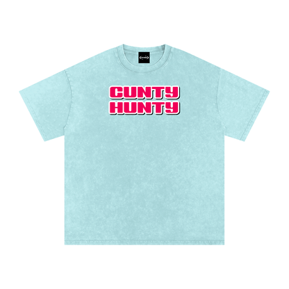 Oversize Tee ICE / S CUNTY HUNTY Premium Oversized Tee ~ GAYSBIE PREMIUM MATERIALS