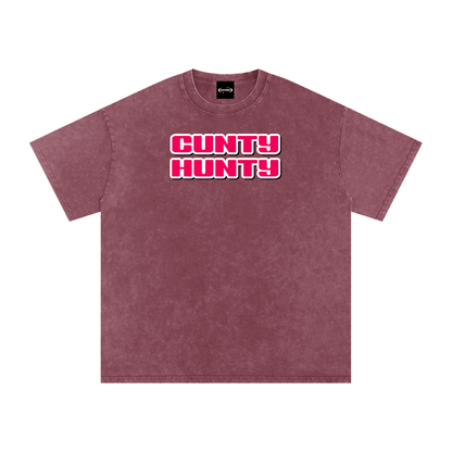 Oversize Tee SPICY / S CUNTY HUNTY Premium Oversized Tee ~ GAYSBIE PREMIUM MATERIALS