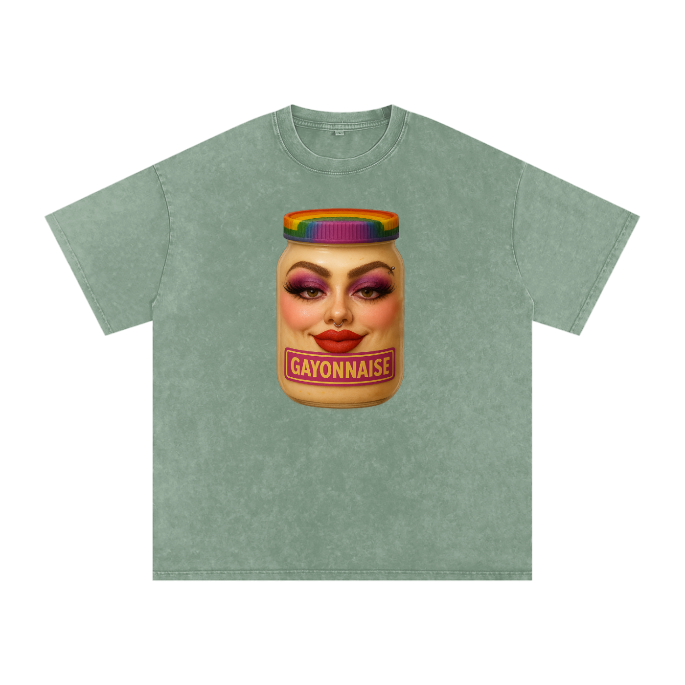 GAYONNAISE FACE Premium Oversized Tee ~ GAYSBIE