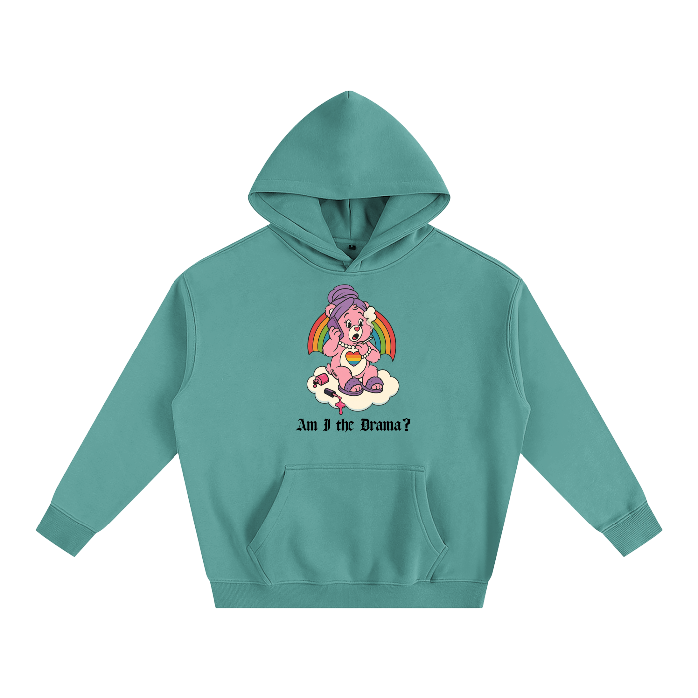 AM I THE DRAMA? BEAR Heavy Fleece Hoodie ~ GAYSBIE
