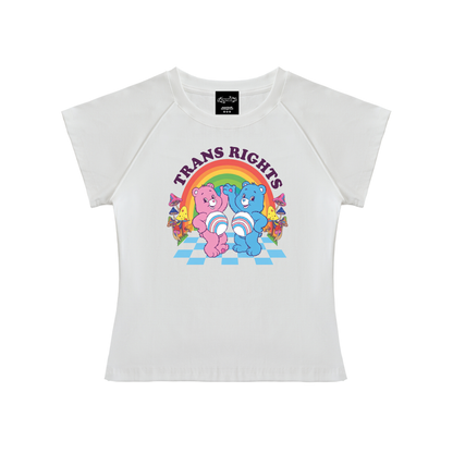 TRANS RIGHTS Short Sleeve Crop ~ GAYSBIE