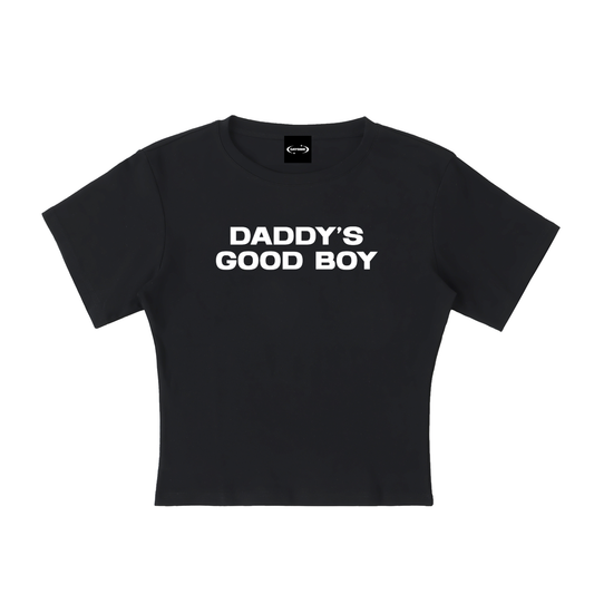Baby Tee MIDNIGHT / S DADDY'S GOOD BOY Baby Tee ~ GAYSBIE PREMIUM MATERIALS