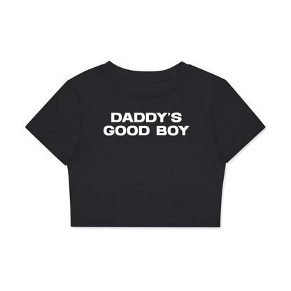 Crop Tee MIDNIGHT / XS DADDY'S GOOD BOY Crop Tee ~ GAYSBIE PREMIUM MATERIALS