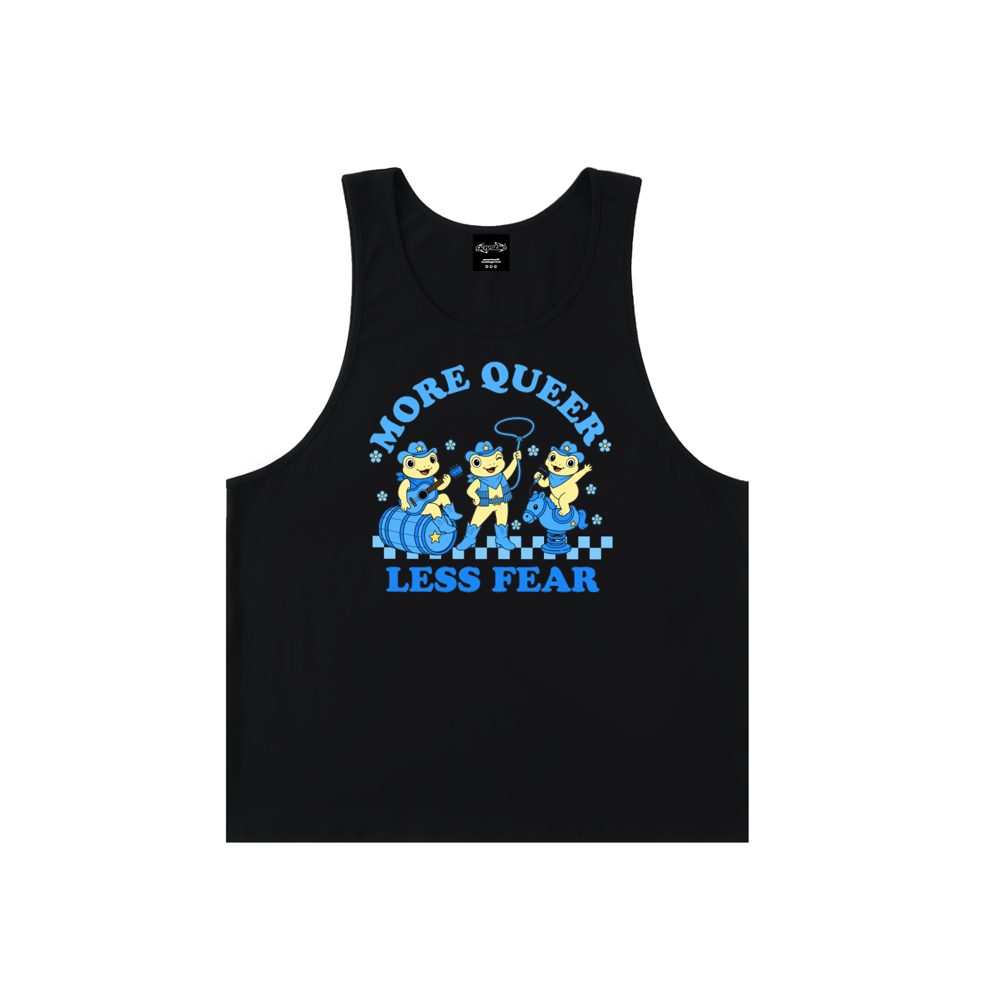 MORE QUEER LESS FEAR Unisex Loose Tank Top  Loose Tank Top ~ GAYSBIE