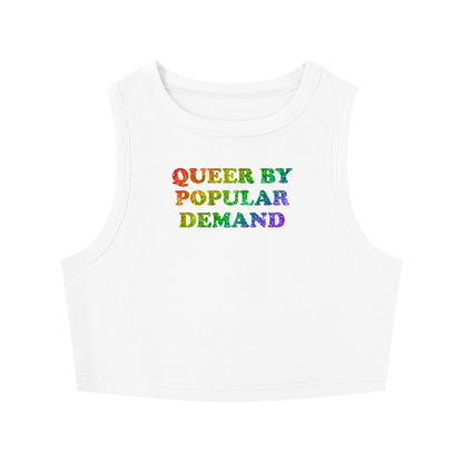 Women's Tight Crewneck Crop Tank Top