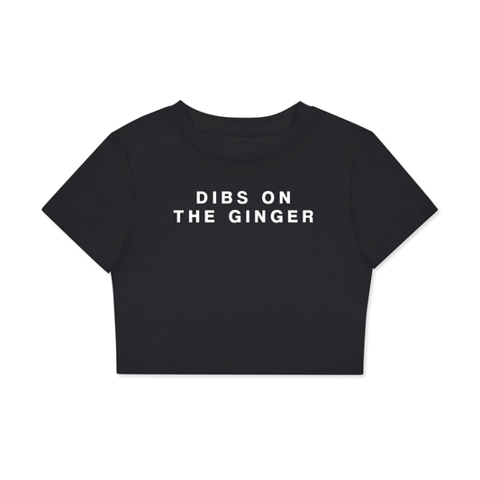 Crop Tee MIDNIGHT / XS DIBS ON THE GINGER Crop Tee ~ GAYSBIE PREMIUM MATERIALS