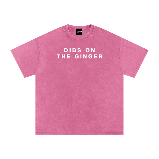 Oversize Tee BUBBLEGUM / S DIBS ON THE GINGER Premium Oversized Tee ~ GAYSBIE PREMIUM MATERIALS
