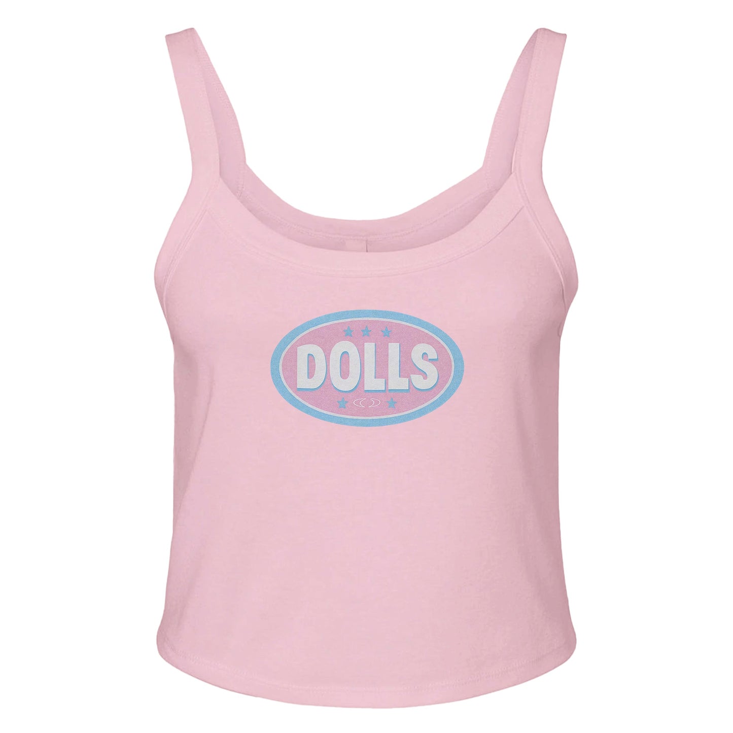 Ribbed Tank BLUSH / XS DOLLS BADGE Baby Ribbed Tank ~ GAYSBIE PREMIUM MATERIALS