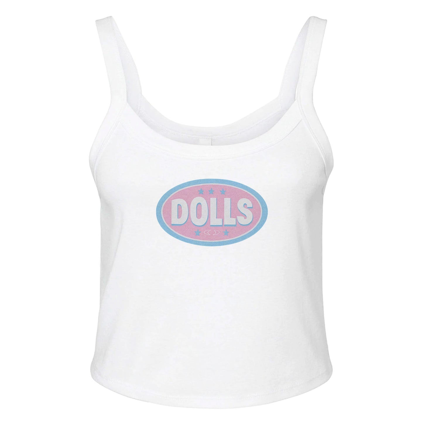 Ribbed Tank ICE / XS DOLLS BADGE Baby Ribbed Tank ~ GAYSBIE PREMIUM MATERIALS