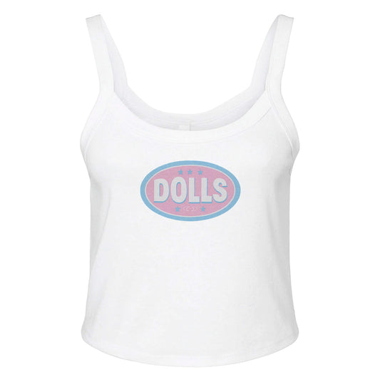Ribbed Tank ICE / XS DOLLS BADGE Baby Ribbed Tank ~ GAYSBIE PREMIUM MATERIALS