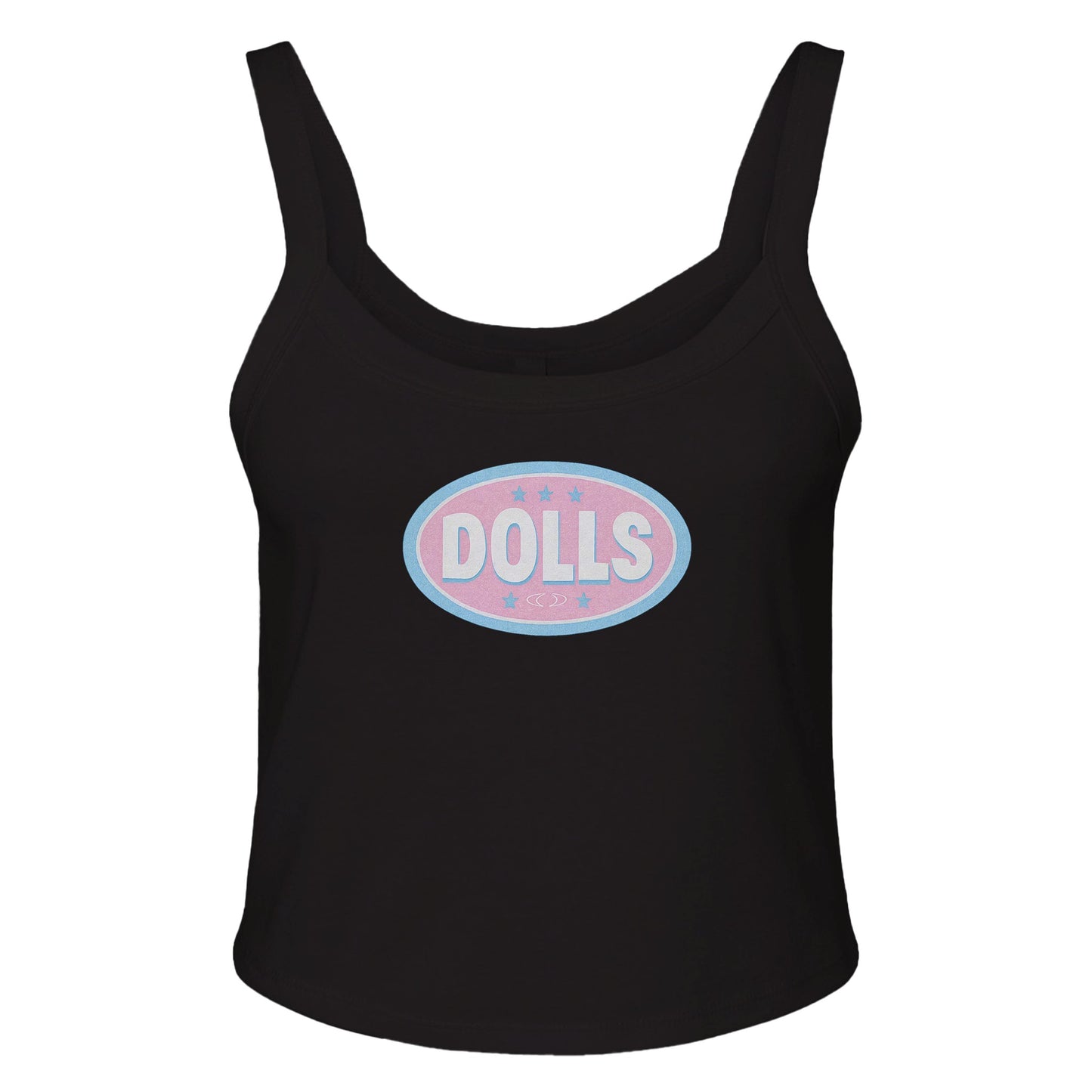 Ribbed Tank MIDNIGHT / XS DOLLS BADGE Baby Ribbed Tank ~ GAYSBIE PREMIUM MATERIALS