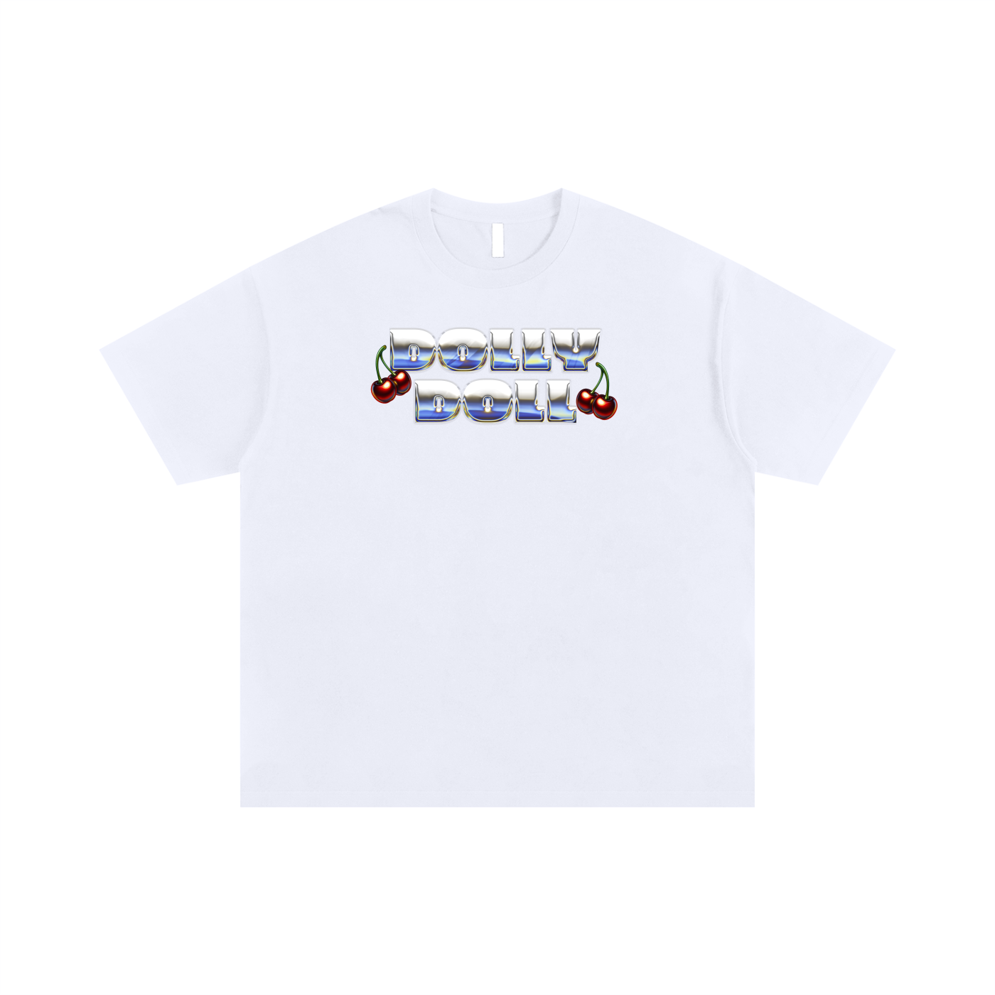 Oversize Tee ICE / S DOLLY DOLL Metallic Oversize Signature Tee ~ GAYSBIE PREMIUM MATERIALS